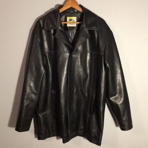 Whispering Smith Faux Leather London coat